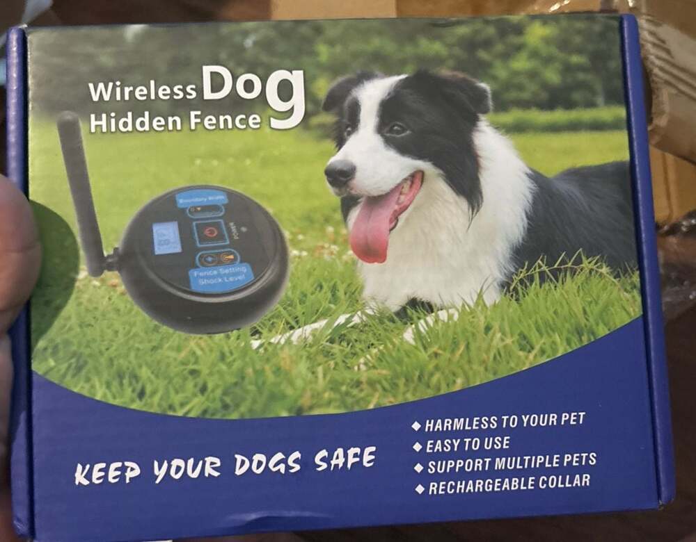 Wireless Dog Hidden Fence Containment System with Rechargeable Collar
